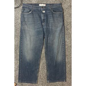 LEVI LEVIS 569 LOOSE STRAIGHT MENS JEANS SIZE 38 X 32 RED TAB
